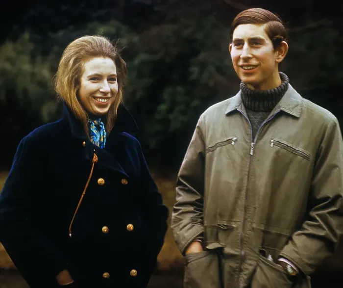 Framed Print : Prince Charles and Princess Anne Smiling Framed Print : Prince Charles and Princess Anne Smiling