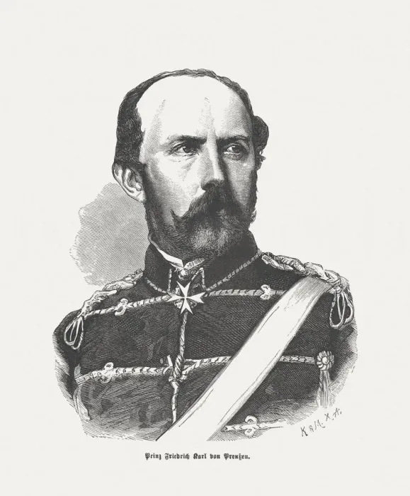 Framed Print : Prince Charles of Prussia, published in 1871 Framed Print : Prince Charles of Prussia, published in 1871