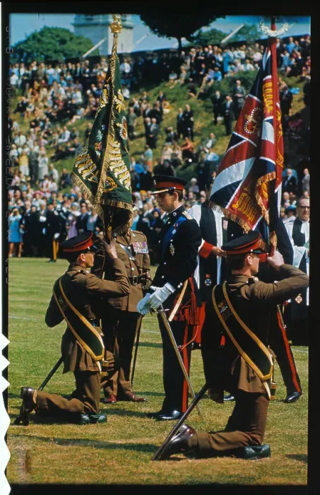 Framed Print : Prince Charles and the Royal Regiment Framed Print : Prince Charles and the Royal Regiment