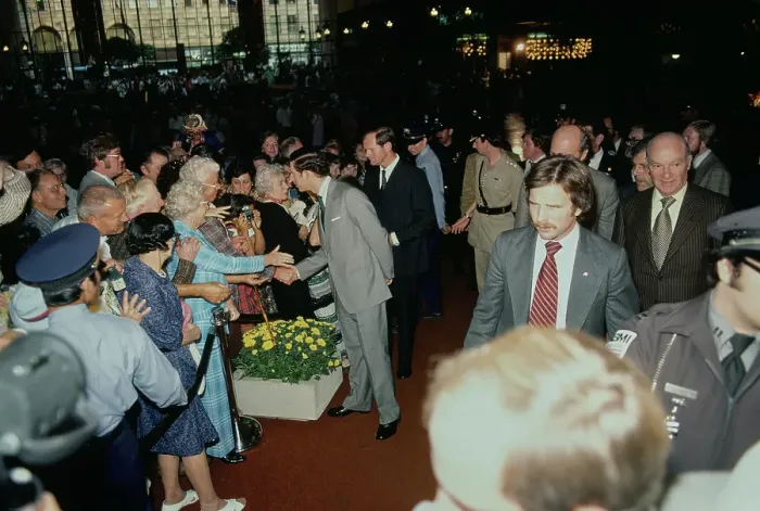 Framed Print : Prince Charles Visits Broadway Department Store Framed Print : Prince Charles Visits Broadway Department Store