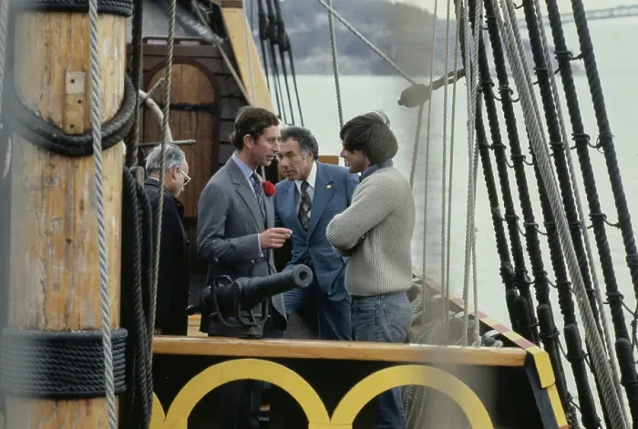 Framed Print : Prince Charles Visits The Golden Hind Framed Print : Prince Charles Visits The Golden Hind