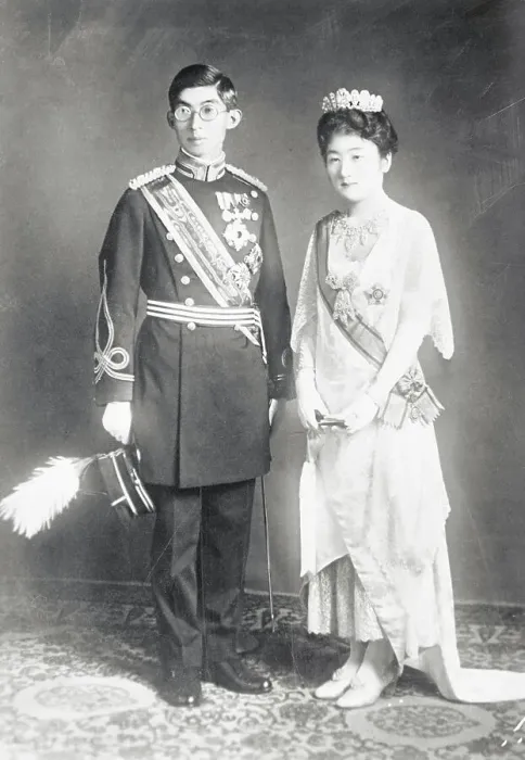 Framed Print : Prince Chichibu with His New Wife Framed Print : Prince Chichibu with His New Wife