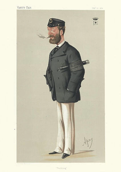 Prince Edmund Batthyany-Strattmann, Vanity fair caricature, Yachting