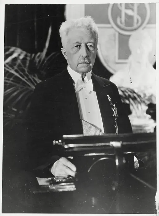 Framed Print : Prince Eugen at Typewriter Framed Print : Prince Eugen at Typewriter