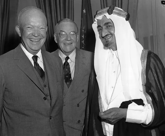 Framed Print : Prince Faisal Meets with Eisenhower and Dulles Framed Print : Prince Faisal Meets with Eisenhower and Dulles