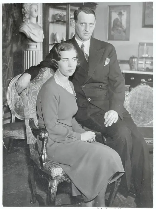 Framed Print : Prince Frederick and Princess Ingrid on Chair Framed Print : Prince Frederick and Princess Ingrid on Chair