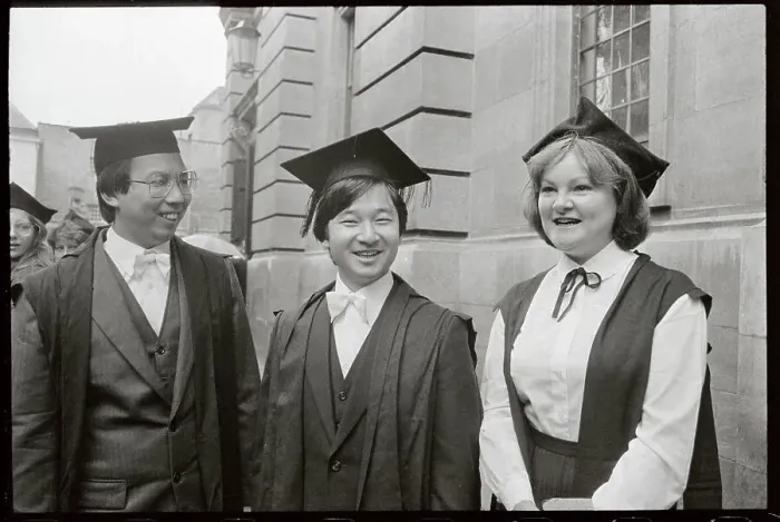 Framed Print : Prince Hiro and Fellow Students at College Matriculation Ceremonies Framed Print : Prince Hiro and Fellow Students at College Matriculation Ceremonies
