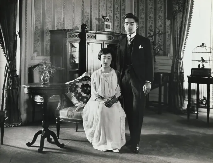 Framed Print : Prince Hirohito and Princess Nagato