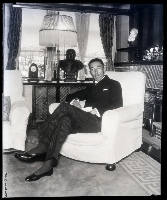 Framed Print : Prince Konoye Seated In An Office Framed Print : Prince Konoye Seated In An Office