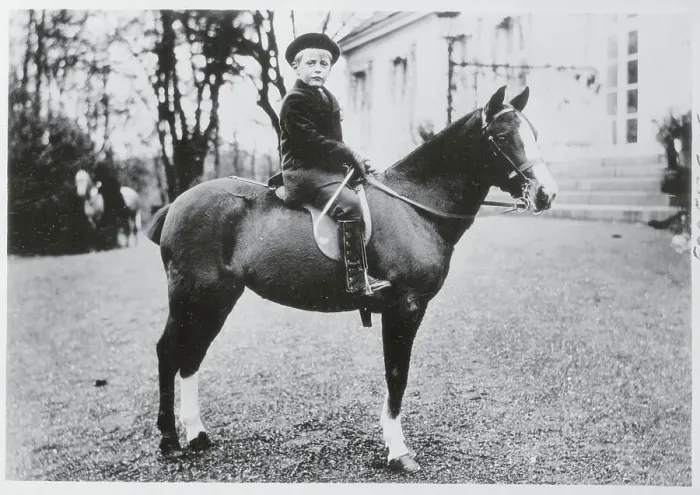 Framed Print : Prince Olav Riding a Horse Framed Print : Prince Olav Riding a Horse