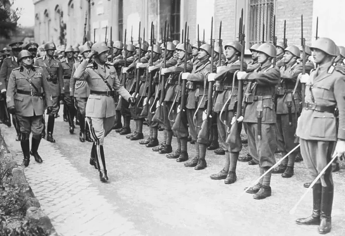 Framed Print : Prince of Piedmont Saluting Soldiers on Review Framed Print : Prince of Piedmont Saluting Soldiers on Review