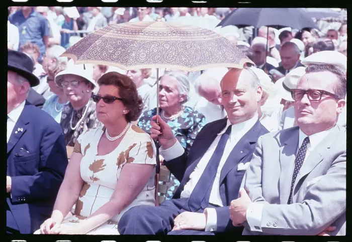 Framed Print : Prince and Princess of Prussia Attending Refugee Event Framed Print : Prince and Princess of Prussia Attending Refugee Event