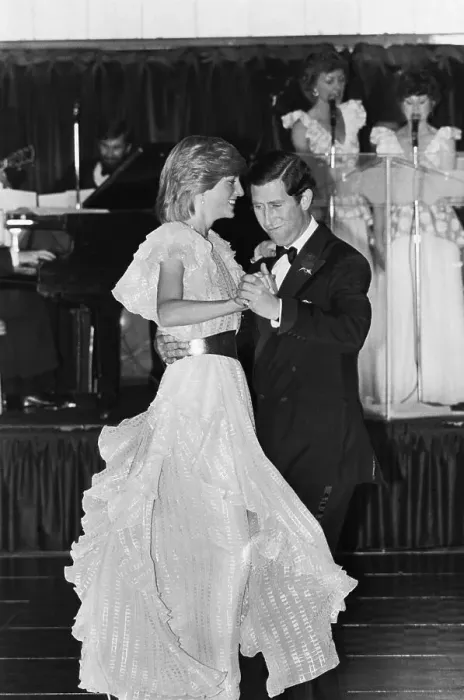 Framed Print : Prince & Princess Of Wales at Charity Ball