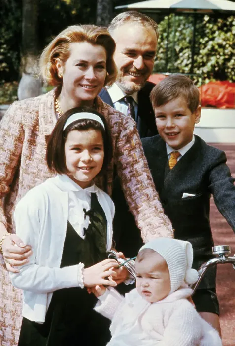 Framed Print : Prince Rainier and His Family Framed Print : Prince Rainier and His Family