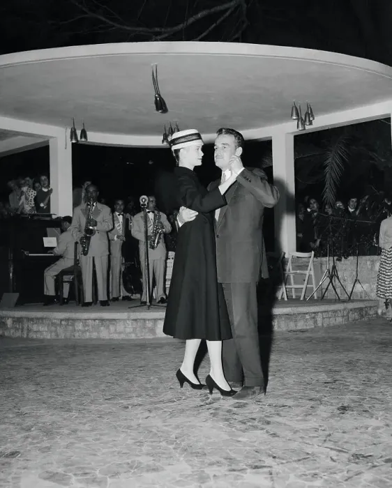 Framed Print : Prince Rainier and Grace Kelly Dancing Framed Print : Prince Rainier and Grace Kelly Dancing