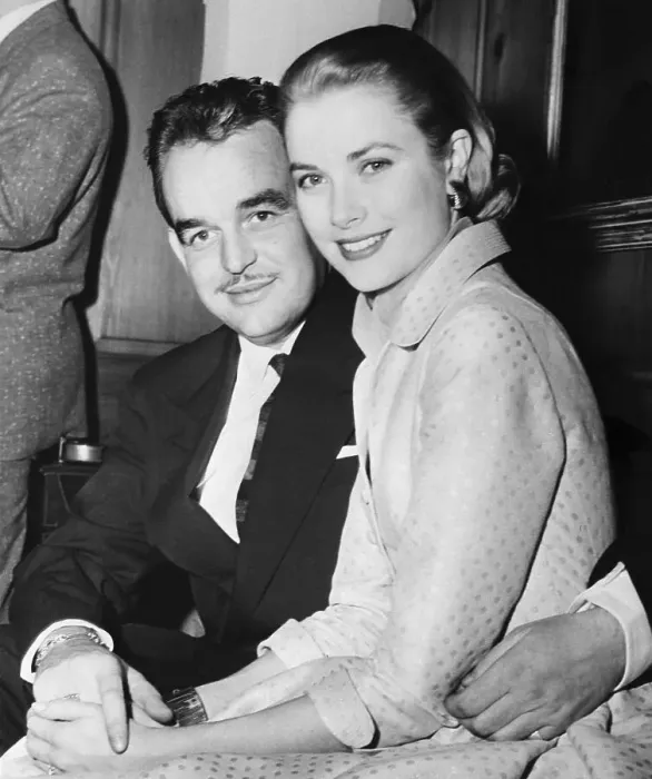 Framed Print : Prince Rainier and Grace Kelly at Engagement Announcement Framed Print : Prince Rainier and Grace Kelly at Engagement Announcement