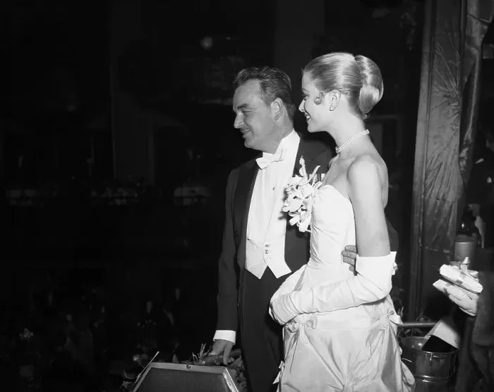 Framed Print : Prince Rainier III and Grace Kelly