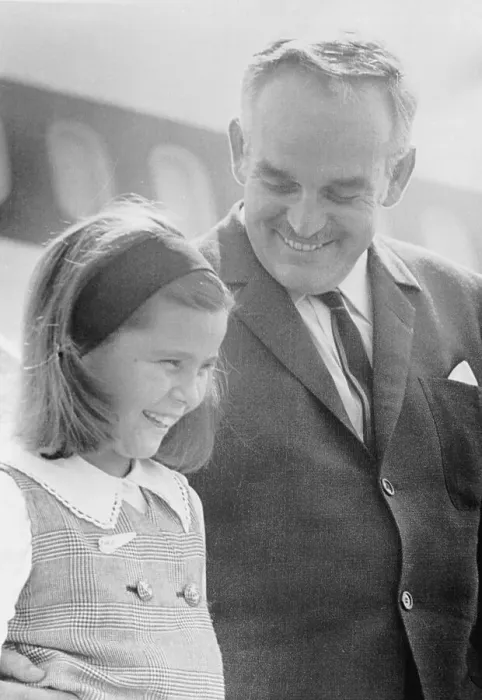 Framed Print : Prince Rainier and Princess Caroline Smiling Framed Print : Prince Rainier and Princess Caroline Smiling