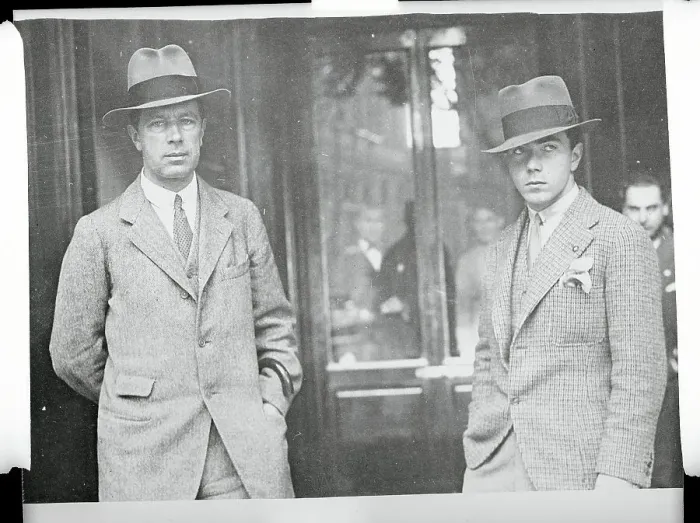 Framed Print : Prince Sigvard with His Father Framed Print : Prince Sigvard with His Father