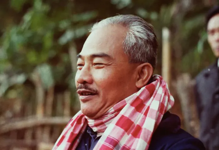 Framed Print : Prince Souvanaphong Talking to Villagers Framed Print : Prince Souvanaphong Talking to Villagers