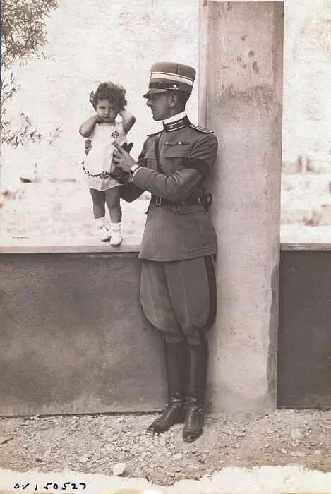 Framed Print : Prince Umberto Holding Child