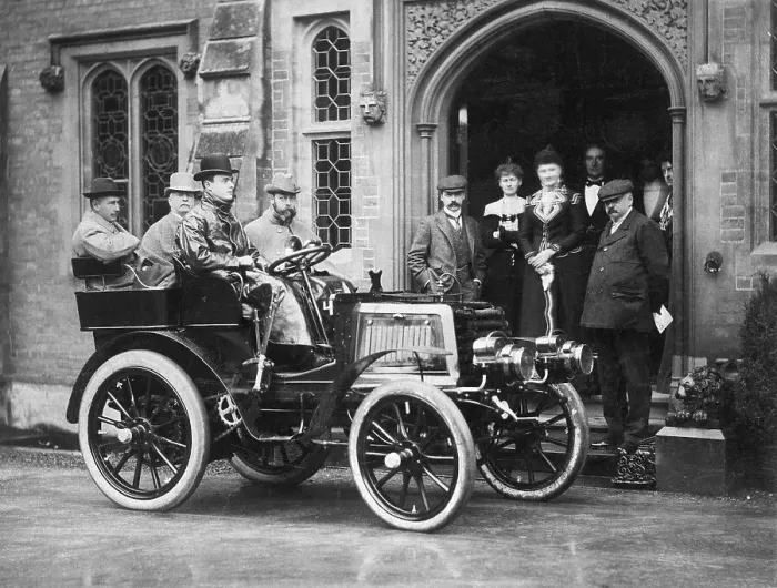 Print of Prince of Wales in a Rolls-Royce. Art Prints, Posters