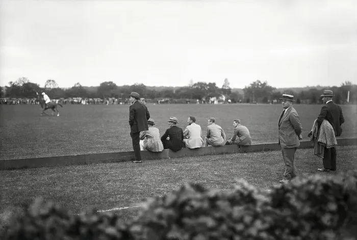 Framed Print : Prince of Wales Watching Polo Practice Framed Print : Prince of Wales Watching Polo Practice