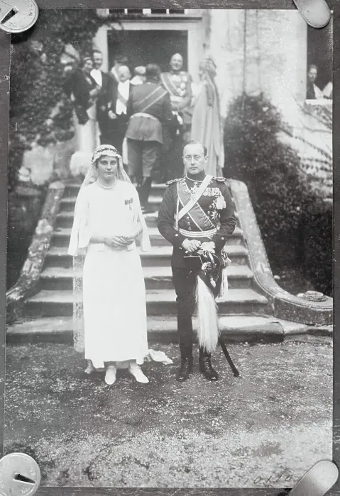 Framed Print : Prince Wolgang von Hessin with Princess Maria Framed Print : Prince Wolgang von Hessin with Princess Maria