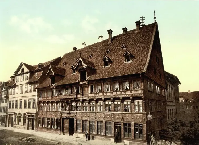 Framed Print : The princely brewery in Braunschweig, Lower Saxony, Germany, Historic, digitally restored reproduction of a photochrome print from the 1890s Framed Print : The princely brewery in Braunschweig, Lower Saxony, Germany, Historic, digitally restored reproduction of a photochrome print from the 1890s