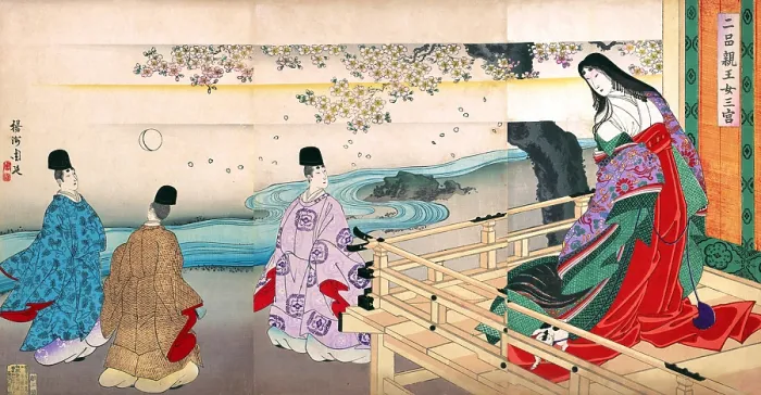 Framed Print : Princess. Toyohara Chikanobu (1838-1912), better known to his contemporaries Framed Print : Princess. Toyohara Chikanobu (1838-1912), better known to his contemporaries