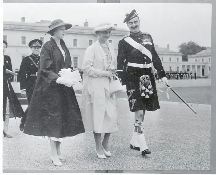 Framed Print : Princess Alexandra Walking With Her Mother Framed Print : Princess Alexandra Walking With Her Mother