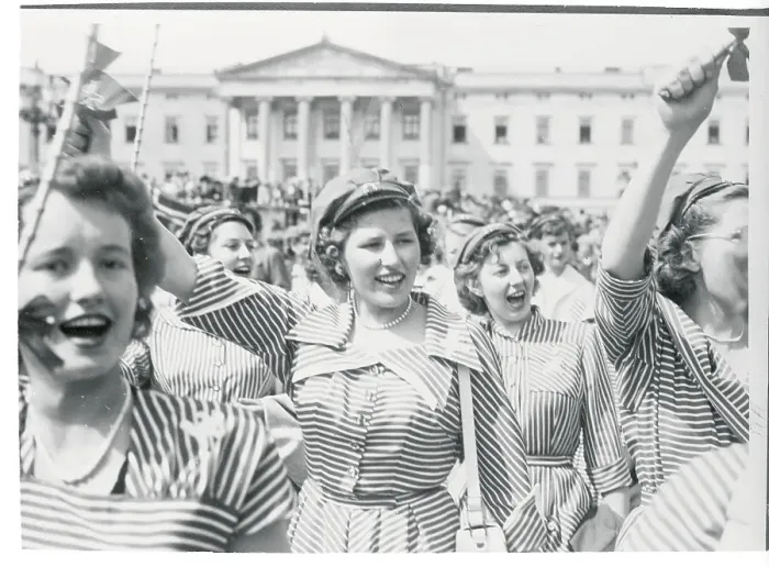 Framed Print : Princess Astrid with Her Young Friends