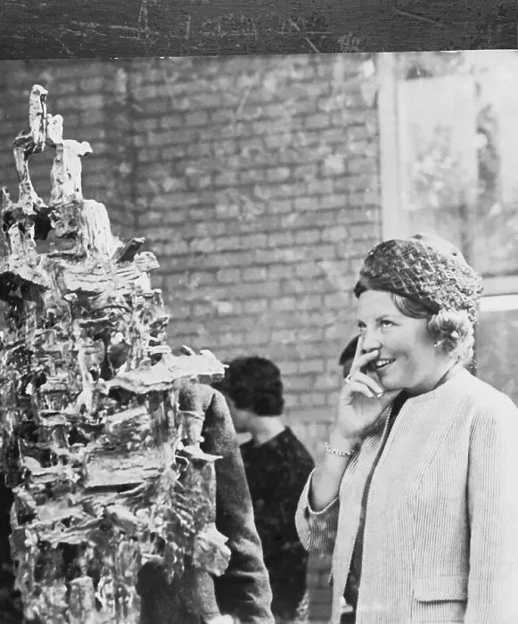 Framed Print : Princess Beatrix Gazing at Sculpture Framed Print : Princess Beatrix Gazing at Sculpture