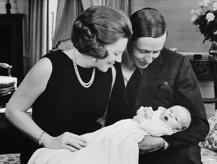 Framed Print : Princess Beatrix with Prince Claus and Prince Willem Alexander Framed Print : Princess Beatrix with Prince Claus and Prince Willem Alexander