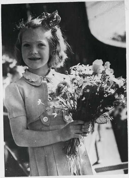 Framed Print : Princess Desiree With Bouquet Framed Print : Princess Desiree With Bouquet