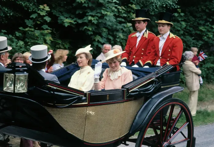 Framed Print : Princess Diana in Carriage at Royal Ascot Framed Print : Princess Diana in Carriage at Royal Ascot