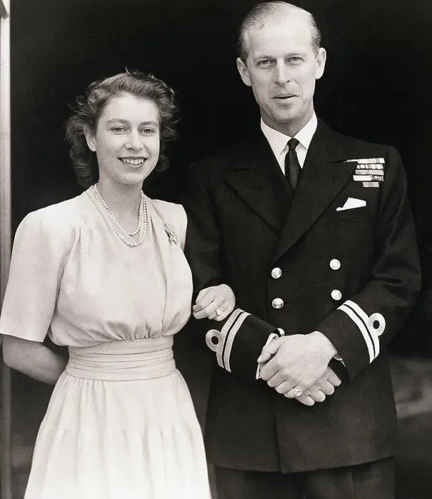 Framed Print : Princess Elizabeth and Philip Mountbatten Framed Print : Princess Elizabeth and Philip Mountbatten
