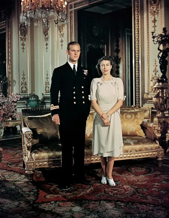 Framed Print : Princess Elizabeth and Prince Philip Framed Print : Princess Elizabeth and Prince Philip