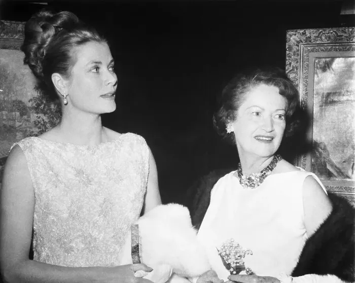 Framed Print : Princess Grace Attending Benefit
