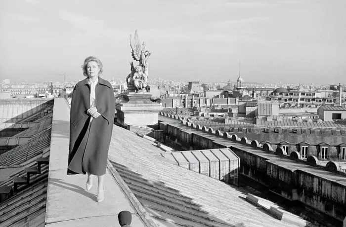 Framed Print : Princess Grace Walking Atop Paris Opera House Framed Print : Princess Grace Walking Atop Paris Opera House