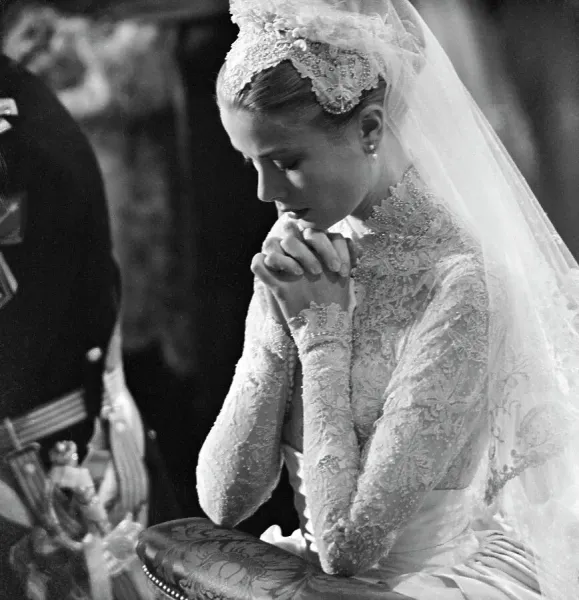 Fine Art Storehouse Print of Princess Grace at Her Wedding. Art Prints,  Posters & Puzzles from Fine Art Storehouse