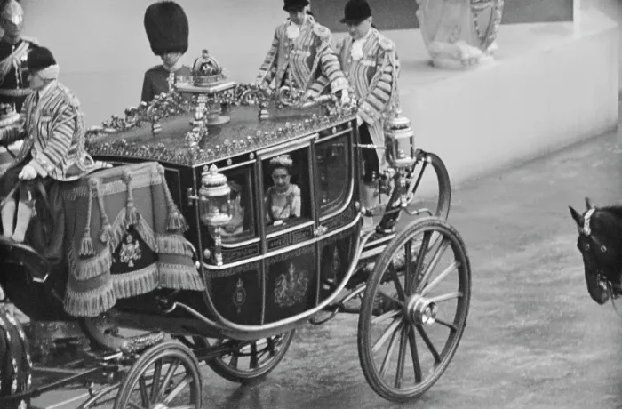 Framed Print : Princess Margaret In Irish State Coach Framed Print : Princess Margaret In Irish State Coach