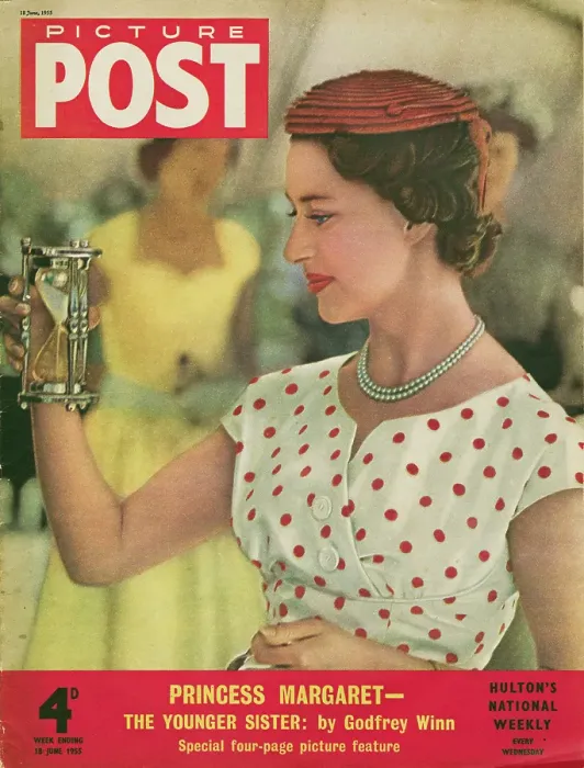Framed Print : Princess Margaret On Picture Post Cover Framed Print : Princess Margaret On Picture Post Cover