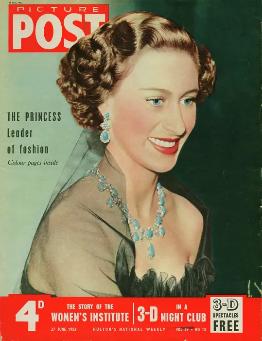 Framed Print : Princess Margaret On Picture Post Cover Framed Print : Princess Margaret On Picture Post Cover