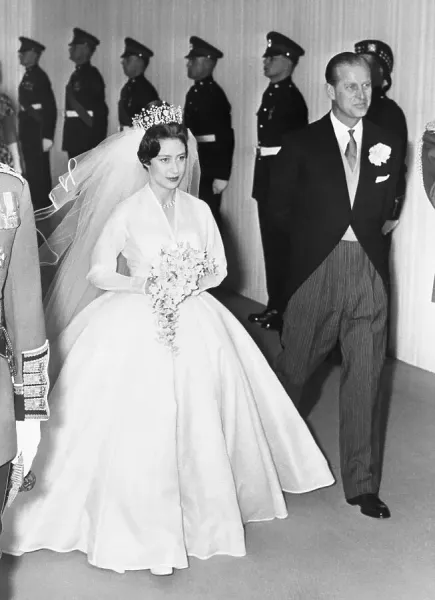Princess Margaret's Wedding Print at Westminster Abbey. Art Prints