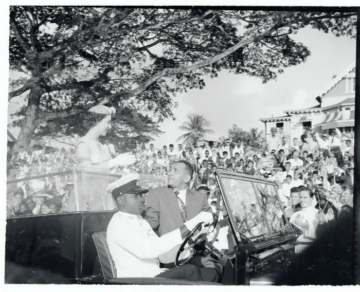 Framed Print : Princess Margaret Waving to Crowds of Children Framed Print : Princess Margaret Waving to Crowds of Children