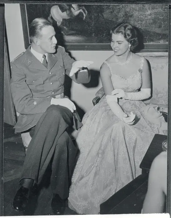 Framed Print : Princess Margaretha with a Cadet