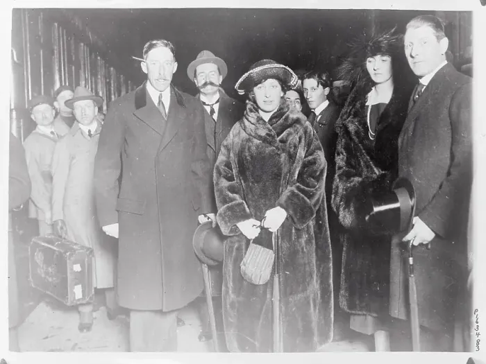 Framed Print : Princess Mary Posing with Viscount Lascelles and Friends Framed Print : Princess Mary Posing with Viscount Lascelles and Friends