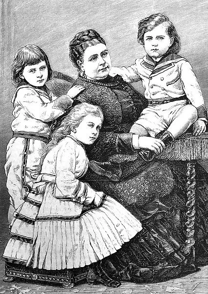 Princess Mary of teck and her children