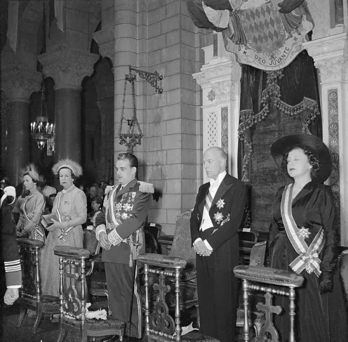 Framed Print : Princess Rainier III with Royal Family Framed Print : Princess Rainier III with Royal Family